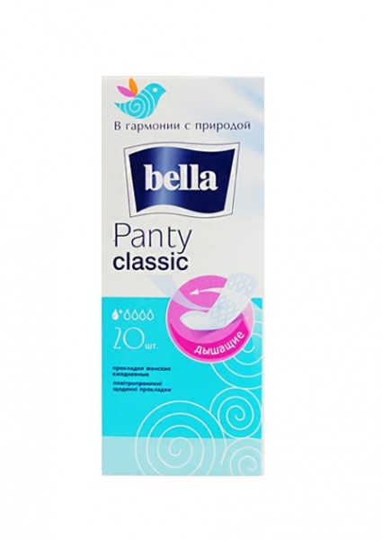 Ежедневные прокладки Bella Panty Classic, 20шт.