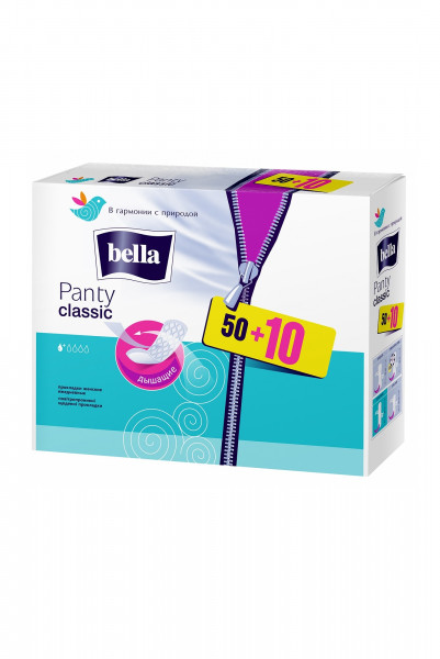 Ежедневные прокладки Bella Panty Classic, 60шт.