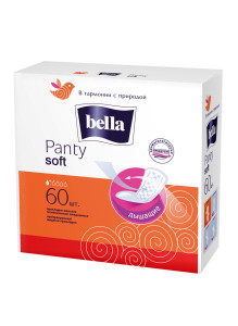 Ежедневные прокладки Bella Panty Soft, 60шт