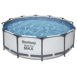 Бассейн каркасный BestWay 56260, круглый, с фильтр-насосом, 366 х 100 см