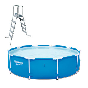 Бассейн каркасный BestWay 5612U, круглый, с лестницей, 427х132 см