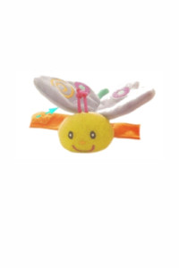 Погремушка - браслетик на ручку Biba Toys Бабочка, мягкая