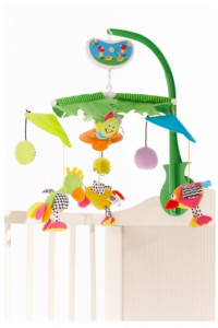 Игрушка на кроватку Biba Toys Райские птички, карусель, музыкальная, механическая, мобиль
