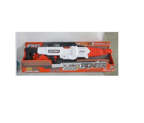 Бластер детский Fast Pioneer, с мягкими пулями, 81см