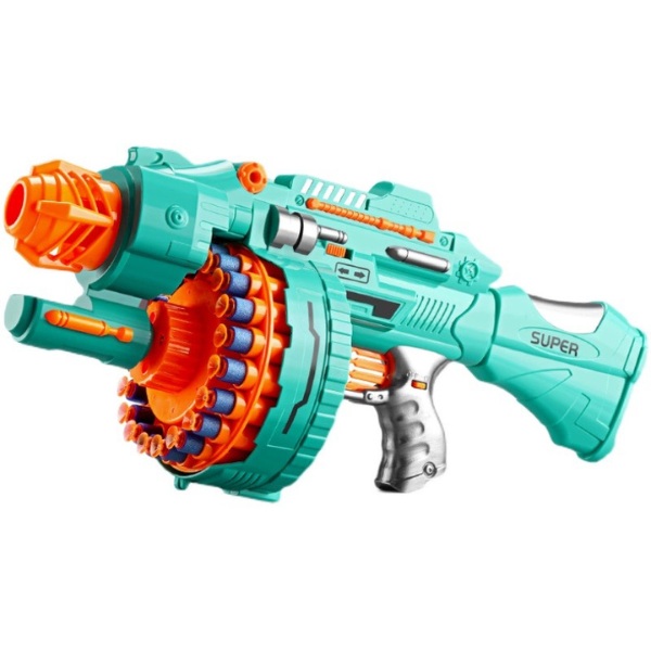 Бластер детский Lefan Toys Gatling, 40 мягких пуль, со звуком