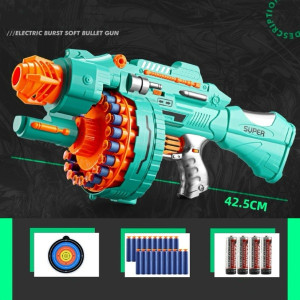 Бластер детский Lefan Toys Gatling, 40 мягких пуль, со звуком