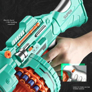 Бластер детский Lefan Toys Gatling, 40 мягких пуль, со звуком