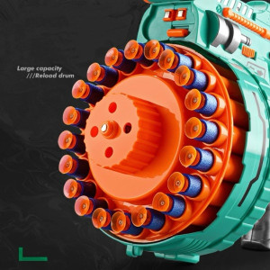 Бластер детский Lefan Toys Gatling, 40 мягких пуль, со звуком