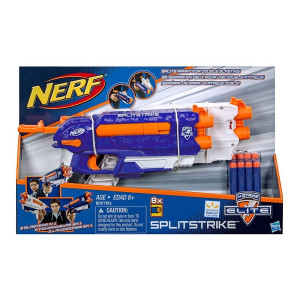 Бластер детский Essa Toys 7034 Splitstrike Nerf, мягкие пули