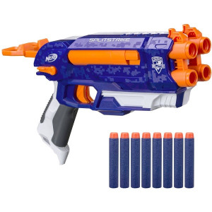 Бластер детский Essa Toys 7034 Splitstrike Nerf, мягкие пули