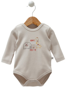 Бодик детский Caramell Basic BE8520, хлопок, 0-9 м