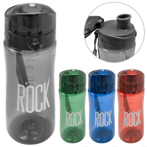 Бутылка спортивная Stenson R30544 Rock, поильник с носиком, 520мл