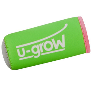 Бутылка спортивная U-Grow, стекло, с теплоизолирующим чехлом, 300/308 мл