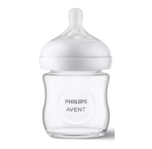 Бутылочка для кормления AVENT Natural 2.0, стекло, 120 мл, 0m+