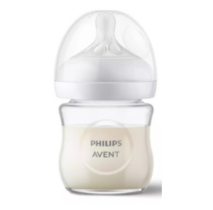 Бутылочка для кормления AVENT Natural 2.0, стекло, 120 мл, 0m+