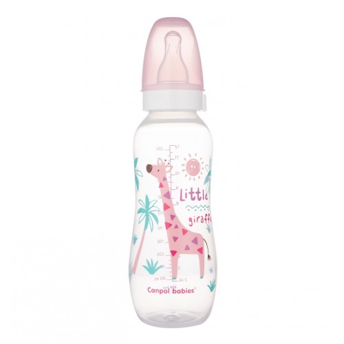 Бутылочка Canpol babies Африка, пластик, соска силикон, 12m+, 330мл