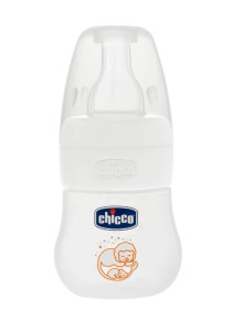 Бутылочка Chicco Micro, пластик, силикон, медленный поток, 0m+, 60 мл
