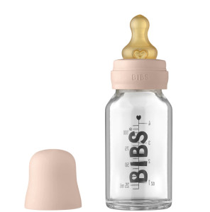 Бутылочка для кормления Bibs, стеклянная, 0m+, 110 мл, 1шт