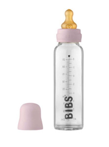 Бутылочка для кормления Bibs, стеклянная, 0m+, 225 мл, 1шт