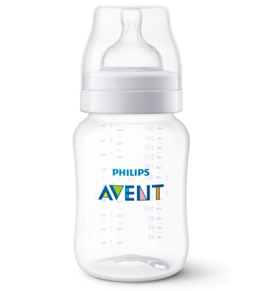 Бутылочка для кормления AVENT Anti-Colic, 1m+, 260 мл,