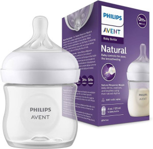Бутылочка для кормления Philips AVENT Natural Response, медленный поток, 0m+, 125 мл