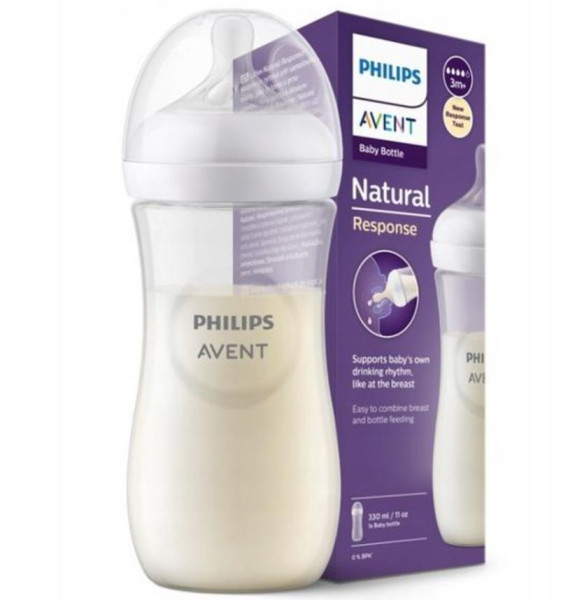 Бутылочка для кормления Philips AVENT Natural Response, 3m+, 330 мл