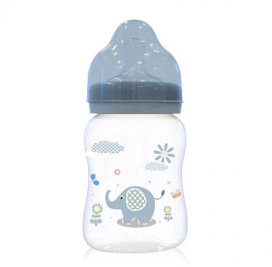 Бутылочка для кормления Lorelli, пластик, широкое горлышко, 0м+, 250 мл