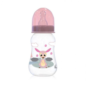 Бутылочка Lorelli Animals Africa, пластик, силикон, 0m+, 125 мл