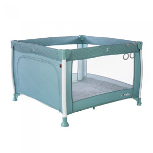 Кроватка-манеж CARRELLO Cubo CRL-11602/1, лён, расцветки 2020 г.