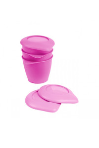 Набор столовый Canpol babies Basic: чашка с крышкой, пищевые контейнеры, 3 шт., 140 мл