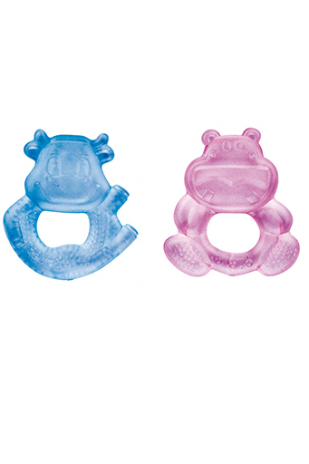 Прорезыватель Canpol babies Веселые зверята, охлаждающий с дистиллированной водой, силиконовый, для зубов  
