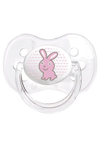 Пустышка круглая Canpol babies Transparent, силикон, 6m+, категория B, 1шт.  
