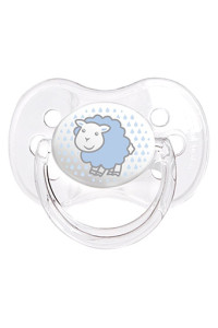 Пустышка круглая Canpol babies Transparent, силикон, 6m+, категория B, 1шт.  