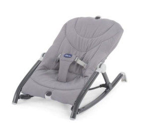 Кресло - качалка Chicco Pocket Relax, с сумкой, шезлонг для новорожденных
