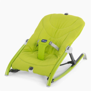 Кресло - качалка Chicco Pocket Relax, с сумкой, шезлонг для новорожденных
