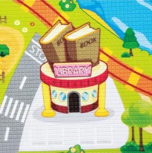 Детский игровой коврик Comflor Fruit Farm, 1850х1250х11 мм