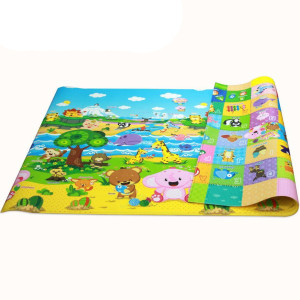 Детский игровой коврик Comflor Pinco and friends, английский алфавит, 2100х1400х13 мм