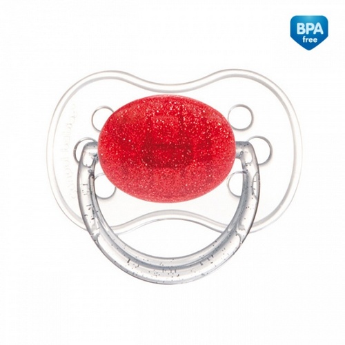 Пустышка анатомическая Canpol babies Moonlight, латекс, 18m+, категория C, 1шт.  