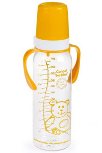 Бутылочка с ручками Canpol babies Животные, тритан, 250 мл, с держателем