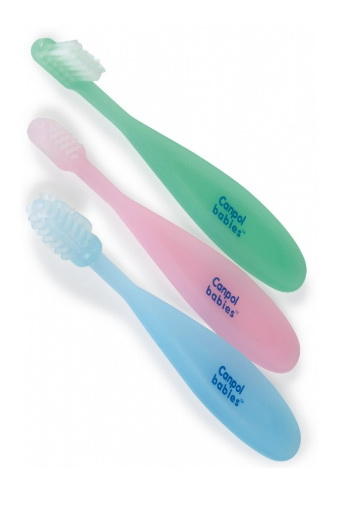 Набор зубных щеток Canpol babies, детские щеточки для десен и зубов: 3 шт.