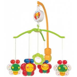 Игрушка на кроватку Canpol babies Бабочки, музыкальная, механическая