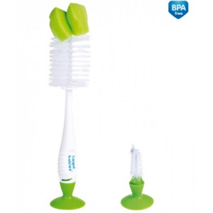 Ершик Canpol babies на присоске, с нейлоновой губкой, для мытья бутылочек и сосок 