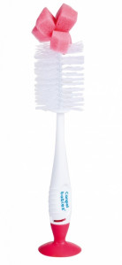 Ершик Canpol babies на присоске, с нейлоновой губкой, для мытья бутылочек и сосок 