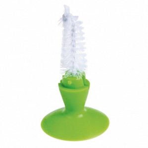 Ершик Canpol babies на присоске, с нейлоновой губкой, для мытья бутылочек и сосок 