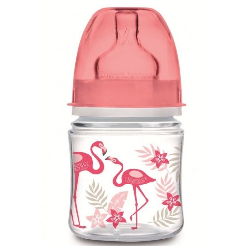 Бутылочка Canpol babies Easy Start JUNGLE с широким горлышком, пластик, соска силикон, 120 мл