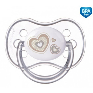 Пустышка круглая Canpol babies Newborn baby, силикон, 0-6m, 1шт.