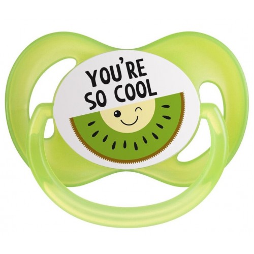 Пустышка симметричная Canpol babies So Cool, силикон, 6-18m, 1шт. 