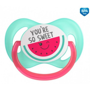 Пустышка симметричная Canpol babies So Cool, силикон, 6-18m, 1шт. 