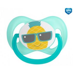 Пустышка симметричная Canpol babies So Cool, силикон, 6-18m, 1шт. 