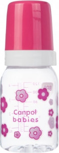 Бутылочка Canpol babies, для кормления, тритан, соска силикон, 120 мл